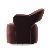 Fauteuil pivotant en velours de luxe, fauteuil design moderne pour salon, canapés et chaises d'hôtel