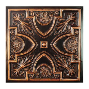 Piastrelle per controsoffitti in PVC quadrati 3D pannelli murali in rilievo Design artistico moderno per Hotel Salon Cafe Store arredamento di classe a prova di fuoco PL11 - Product Image 1