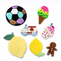 Patch brodé personnalisé en feutre, motif floral ou animal, thermocollant, écologique, haute qualité, couleur personnalisée pour vêtements et chapeaux