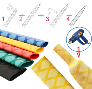 Couverture de poignée de canne à pêche étanche anti-dérapante motif d'écailles de poisson <span class=keywords><strong>manchon</strong></span> <span class=keywords><strong>isolant</strong></span> thermorétractable en caoutchouc de silicone certifié ROHS - Product Image 6