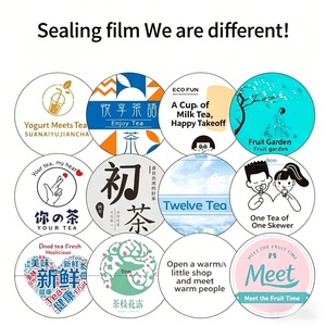 Película de Sellado de Diseño Personalizado para Máquina Selladora de Té de Burbujas, Película para Vasos de <span class=keywords><strong>Papel</strong></span> <span class=keywords><strong>y</strong></span> Plástico a Bajo Precio - Product Image 4