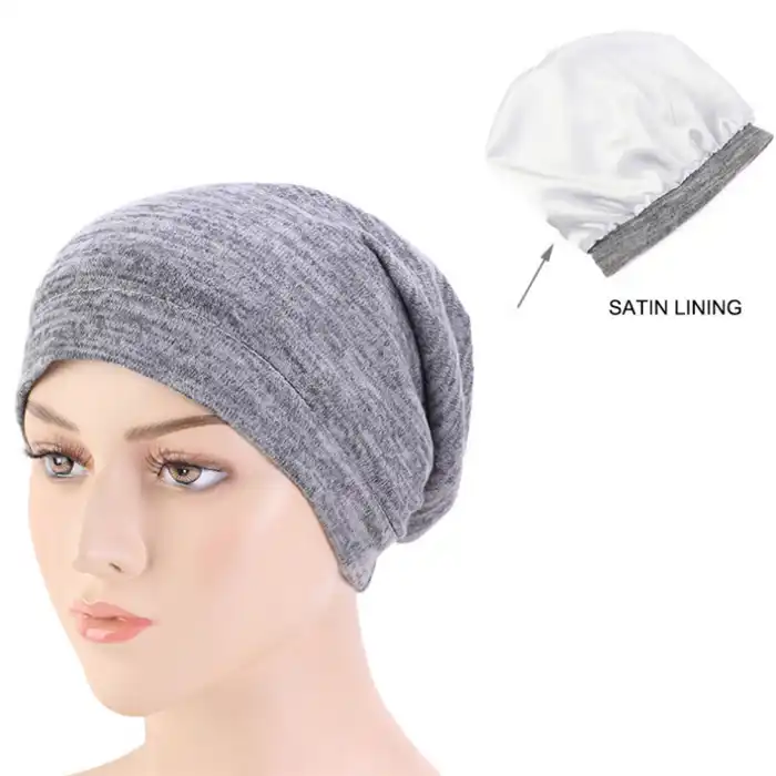 Bonnet Hiver doublé Satin