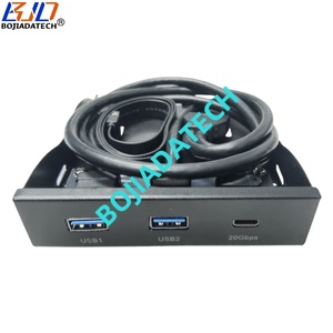 3.5 "Floppy bay Bảng điều khiển phía trước với kép 5gbps USB 3.2 Type-A + 20gbps Type-C Kết nối cho PC trường hợp máy tính - Product Image 3