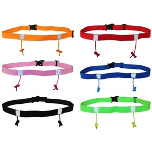 เข็มขัดรัดหมายเลขวิ่งมาราธอน สายรัดปรับได้ บรรจุภัณฑ์ถุงพลาสติกพิมพ์แบรนด์ตามสั่ง สำหรับการแข่งขันวิ่งมาราธอนและดูอาธลอน - Product Image 1