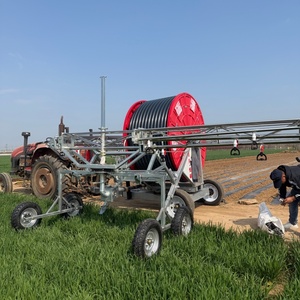 Système d'irrigation agricole automatique à turbine à eau avec enrouleur de tuyau JP90-400 et portique à bascule, basse pression, haute efficacité - Product Image 2