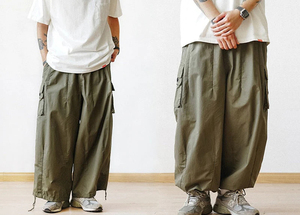 <span class=keywords><strong>Pantaloni</strong></span> Cargo da Uomo Multitasche, Vita Elastica <span class=keywords><strong>con</strong></span> Coulisse, Gamba Larga, Oversize, Personalizzabili, Stile Retrò Streetwear - Product Image 2