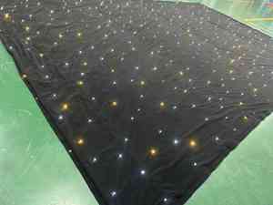 ผ้าม่านไฟ <span class=keywords><strong>LED</strong></span> รูปดาว 3*6 เมตร สีขาวอบอุ่นและสีน้ำเงิน RGB สำหรับงานแต่งงาน ฉากหลังผ้า ควบคุมด้วย DMX512 ไฟเวทีติดเพดาน ลดราคาพิเศษ - Product Image 6