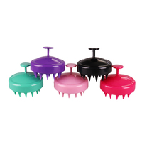 En gros 5 Pack Peigne À Cheveux Femmes En Silicone Souple Démêlant Brosse À Cheveux et Peigne à Picots En Silicone