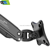 Support de moniteur réglable robuste Kaloc, support ergonomique pour écran d'ordinateur, support de bureau