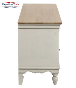 Muebles de Salón de Estilo Clásico, Mueble de TV Decorativo de Madera Maciza, Mueble de TV con Múltiples Cajones - Product Image 3