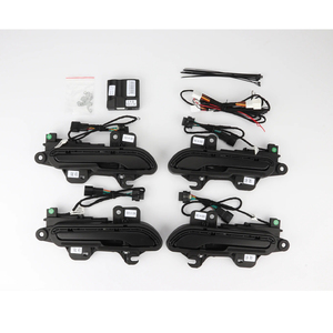 Poignée de porte électrique intelligente sans fil avec éclairage d'ambiance LED pour Tesla Model 3/Y/YL, accessoires de modification extérieure de voiture, étanches - Product Image 2