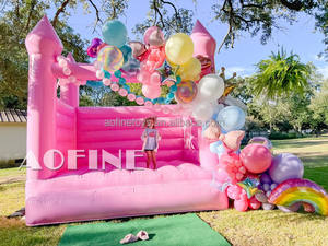 Château sautant de videur gonflable de fête de mariage de maison de rebond blanc extérieur commercial à <span class=keywords><strong>louer</strong></span> - Product Image 5