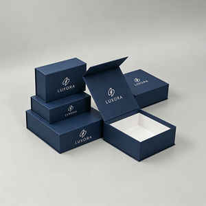 Custom Luxury Rigid Cardboard <b>Book</b> Style <b>Box</b> Full Printed Paper Packaging One Piece Magnetic Closure Gift <b>Box</b> for Skincare Sets - Product Image 5