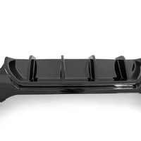 Diffuseur en gros d'usine D-MAX Style brillant noir carbone look Diffuseur de lèvre arrière pour BMW série 1 F20 LCI Lèvre arrière