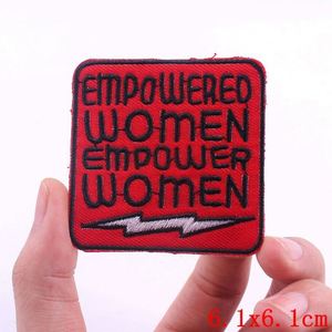 Wholesale Custom Embroidered Iron-On Patches with Saying Letters & Inspirational Designs Twill Fabric for Clothing <b>Hats</b> <b>Bags</b> - Product Image 4