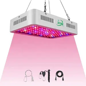 La migliore vendita di 1000W a spettro completo a doppio Chip a LED per coltivazione idroponica leggera pianta da interno coltiva la luce per il fiore di verdura per l'orticoltura