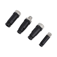 Connecteur M12 4 broches étanche IP67 connecteurs électriques boîte de jonction adaptateur 2 3 5 6 8 12 17pin M16 7/8 "M23 M5 M8 M12 câble