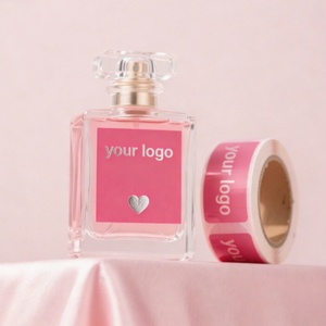 Custom Design Label Brand logo Bottle Packaging <b>Sticker</b> Waterproof Adhesive Gold Foil Perfume <b>Sticker</b> for Packaging - Product Image 6