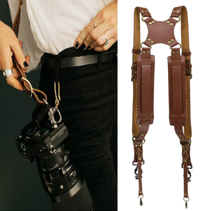 2025 nueva llegada <span class=keywords><strong>correa</strong></span> de cámara Digital cinturón de accesorios de cuero de hombro simple o doble - Product Image 4