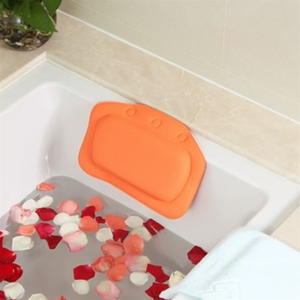 Oreiller de <span class=keywords><strong>baignoire</strong></span> portable doux appui-<span class=keywords><strong>tête</strong></span> étanche avec ventouses oreillers en PVC coussin <span class=keywords><strong>tête</strong></span> cou repos - Product Image 2