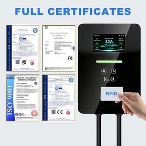 <span class=keywords><strong>Borne</strong></span> de recharge murale intelligente RFID Type 2 7kW 11kW 22kW pour véhicules électriques avec contrôle d'accès - Product Image 6