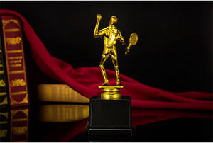 <span class=keywords><strong>2022</strong></span> <span class=keywords><strong>Monde</strong></span> Vente Chaude Football Basketball Badminton PingPong Prix Sport Trophée <span class=keywords><strong>Coupe</strong></span> Football Médailles et Trophées Prix Trophée Joueur - Product Image 4