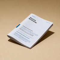 Conception gratuite personnalisée Flyers en papier d'art Brochure à trois volets Manuel d'impression Menus Catalogue Service d'impression de magazines