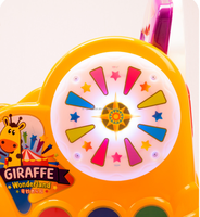 Fait en plastique pour enfants, machine à balançoire, cerf magique, pour salle d'arcade, jeu