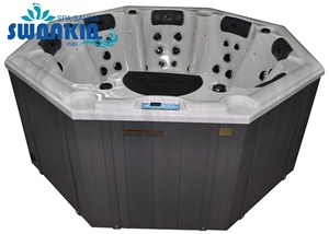 Sedili profondi 6 persone festa in famiglia Relax piscina idromassaggio idromassaggio all'aperto vasca idromassaggio Spa - Product Image 2