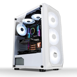 Estuche de PC para juegos Atx de alta calidad con vidrio templado y fuente de alimentación Estuche de computadora de acero Secc a bajo precio para jugadores - Product Image 3