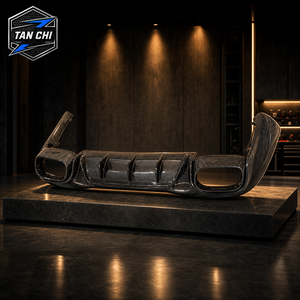 Diffuseur arrière en fibre de carbone <span class=keywords><strong>AMG</strong></span> <span class=keywords><strong>GT</strong></span> 50 <span class=keywords><strong>53</strong></span> 63 4MATIC+ <span class=keywords><strong>4</strong></span> <span class=keywords><strong>portes</strong></span> X290 pour Mercedes-Benz <span class=keywords><strong>AMG</strong></span> <span class=keywords><strong>GT</strong></span> 2019-2023, fixation directe, véritable fibre de carbone - Product Image 2