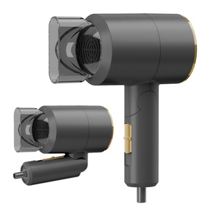 Voyage portable avec 2 vitesses et réglage de la chaleur Concentrateur en plastique Séchage rapide Sèche-<span class=keywords><strong>cheveux</strong></span> pliant professionnel à faible bruit - Product Image 5