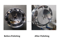 Nouveau design de machines de polissage pour réparation de roues de camion en alliage Jante de camion Meulage d'ébavurage Polisseuse avec composant moteur central