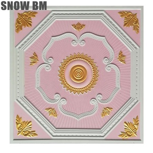 Plaque de plâtre de couleur dorée, couleur POP, <span class=keywords><strong>faux</strong></span> <span class=keywords><strong>plafond</strong></span> - Product Image 5