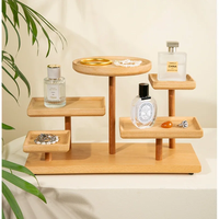 Présentoir à gâteaux en bambou à 3 niveaux personnalisé, ensemble de présentation de desserts en bois, tour à cupcakes, buffet, gâteaux de mariage, rehausseurs alimentaires, outils à gâteaux