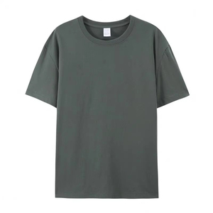เสื้อยืดโอเวอร์ไซส์ผ้าคอตตอนหนาน้ำหนักมากสำหรับผู้ชาย สไตล์วินเทจ สปอร์ต แบบดรอปไหล่ รับสั่งพิมพ์ลายตามต้องการ เสื้อยืดแขนสั้น - Product Image 3