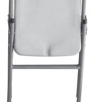 Chaises pliantes d'extérieur en fer blanc au design européen pour la salle à manger et les parcs, disponibles à la location