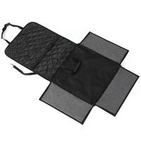 Protecteur de siège de voiture pliable 2-en-1 pour animaux de compagnie, lit et matelas pour chats et chiens, amovible et lavable
