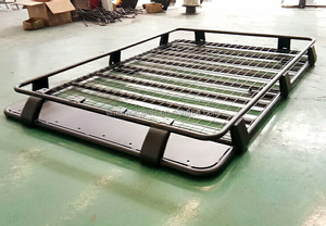 Portaequipajes Trasero y Barra de Techo de Acero HFTM para SUV, Compatible con Jeep Grand <span class=keywords><strong>Cherokee</strong></span> 2017, Capacidad de 300 kg, para Campismo al Aire Libre - Product Image 6