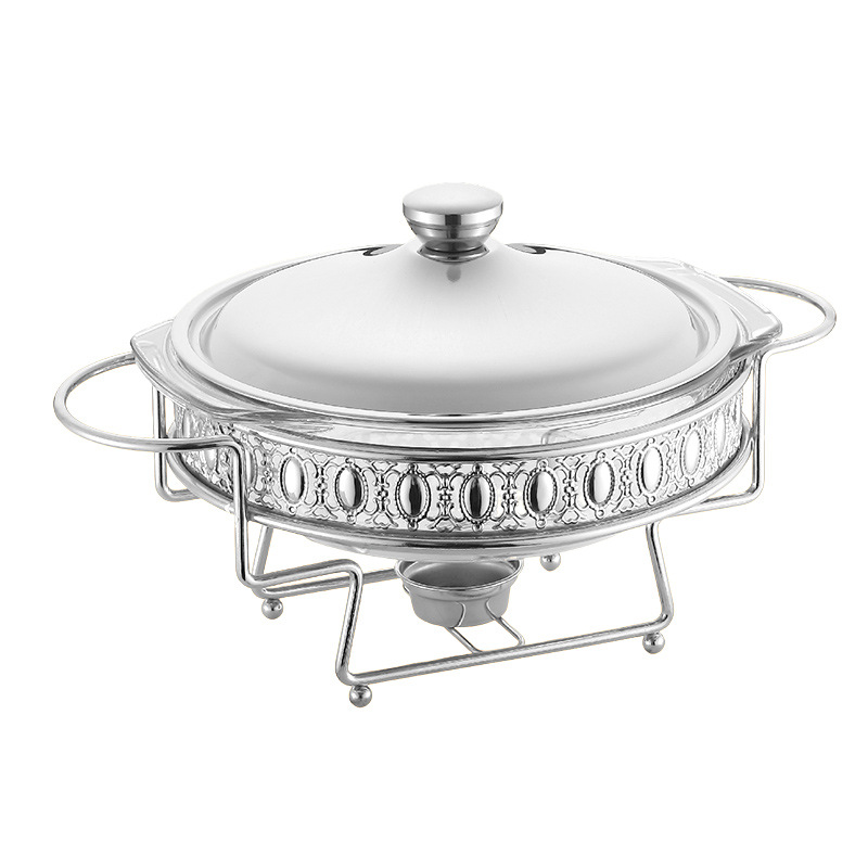 Ensemble rond argenté 2L