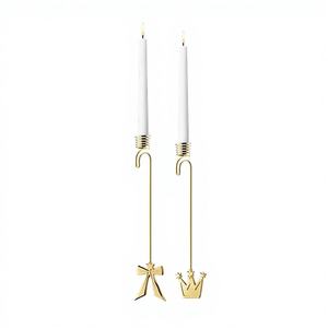 Ornements de Noël suspendus en métal de fer, faits à la main, écologiques, durables, de qualité supérieure, taille et couleur personnalisables - Product Image 1