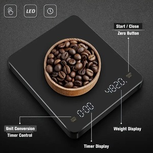 Coffee Scale 0.1G Precision 3KG Load Rechargeable Digital <b>Timer</b> LED Display For Brewing Coffee Tea - Product Image 2