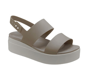 Sandales à talon ouvert en cuir respirant à lacets pour femmes avec semelle intermédiaire en caoutchouc - Légères, mode estivale pour l'extérieur - Product Image 2