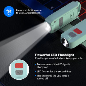 منبهات الهجوم الشخصية القابلة للشحن مزودة بمنفذ USB للأطفال كبار السن - Product Image 2