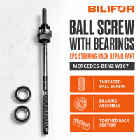 Vis à billes avec roulements pour crémaillère de direction Mercedes-Benz W167 EPS, A1674607101 A1674607301 A1674603401, ensemble de réparation de vis à billes