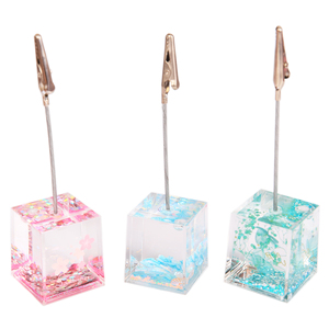 Đồ Trang Trí Văn Phòng Phẩm Để Bàn Quà Tặng Lưu Niệm Giá Đỡ Bút Acrylic Cho Trẻ Em Thước Chất Lỏng Floaters Nhựa 3D Chất Lỏng Du Lịch Chặn Giấy - Product Image 6