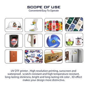 30cm tout en un Uv DTF Film imprimante A3 taille UV avec 3 pièces XP600 pour coque de téléphone tasses personnalisation - Product Image 6