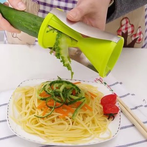 Eco-Friendly Stainless Steel <b>Vegetable</b> Spiralizer Bundle Fruit Slicer and Julienne Peeler Specialty Tools for Healthy Eating - Product Image 4
