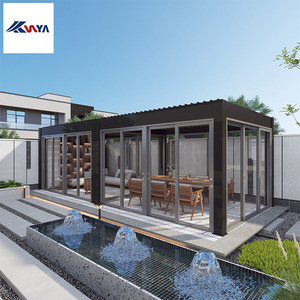 Pérgola Bioclimática para Exteriores de <span class=keywords><strong>3x3</strong></span>, 3x4, 3x5, 3x6, 4x4, 4x5, 4x6, 5x5, 5x6, Eficiente en Energía, para Patio y Jardín - Product Image 6