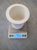 Bouclier de manchon de creuset en céramique Silice fondue Revêtement extérieur en silicone Résistance à la corrosion Outils de fabrication de bijoux Creuset en quartz